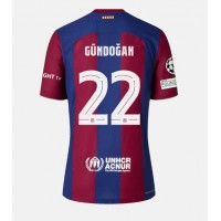 Moški Nogometni dresi Barcelona Ilkay Gundogan #22 Domači 2023-24 Kratek Rokav